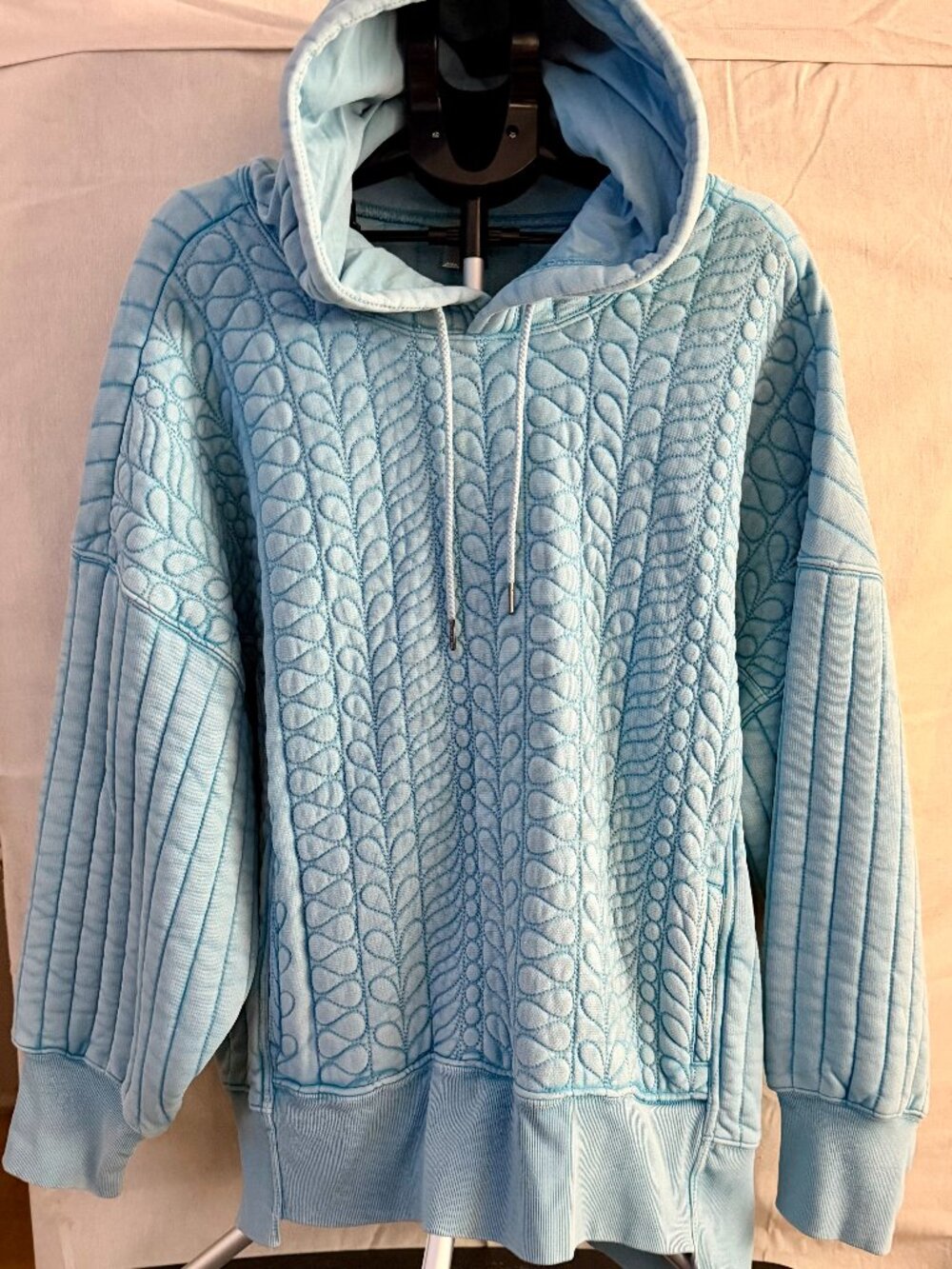 Free People Sprint to the Finish Quilted Hoodie
